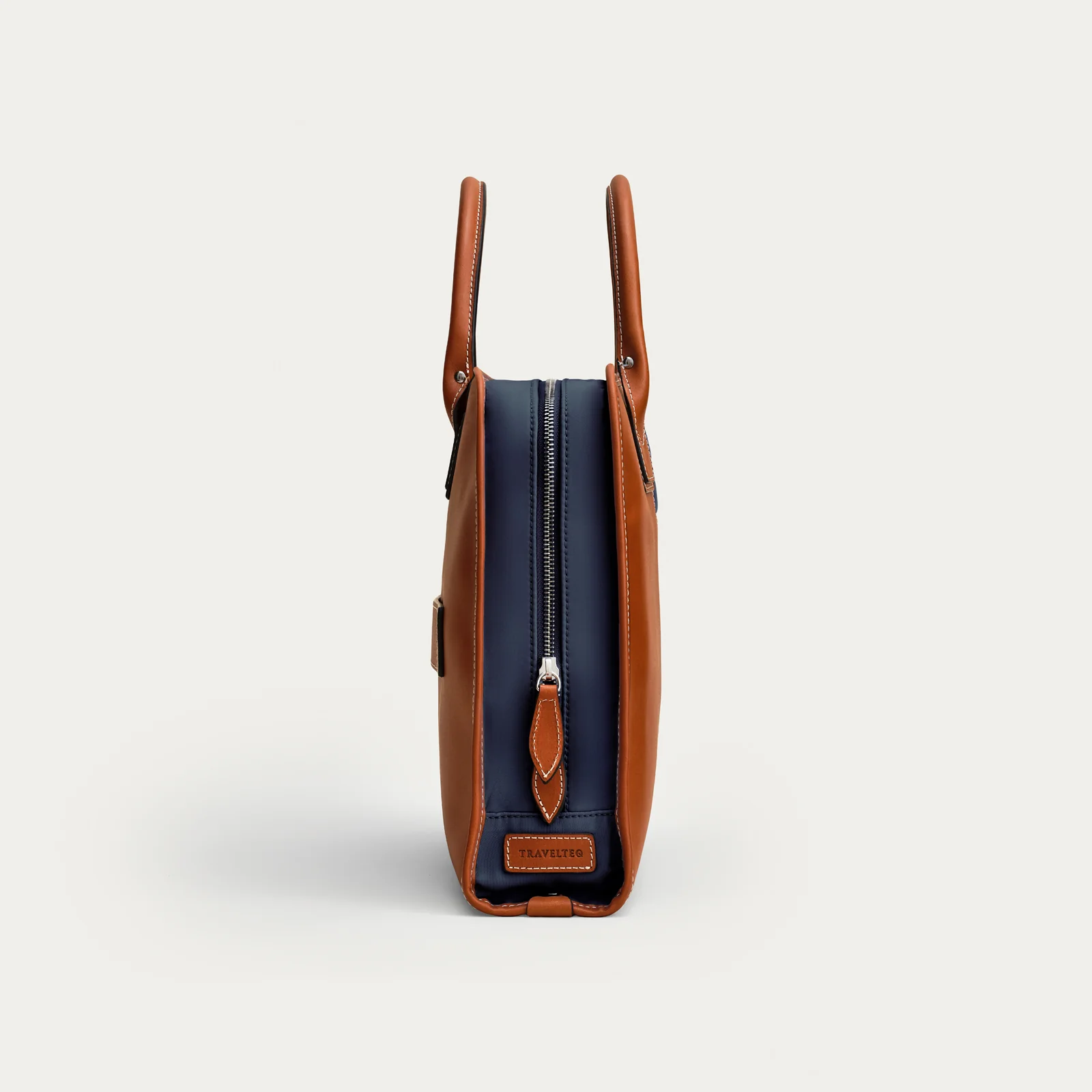 The Briefcase - Cognac/Navy - Image 6