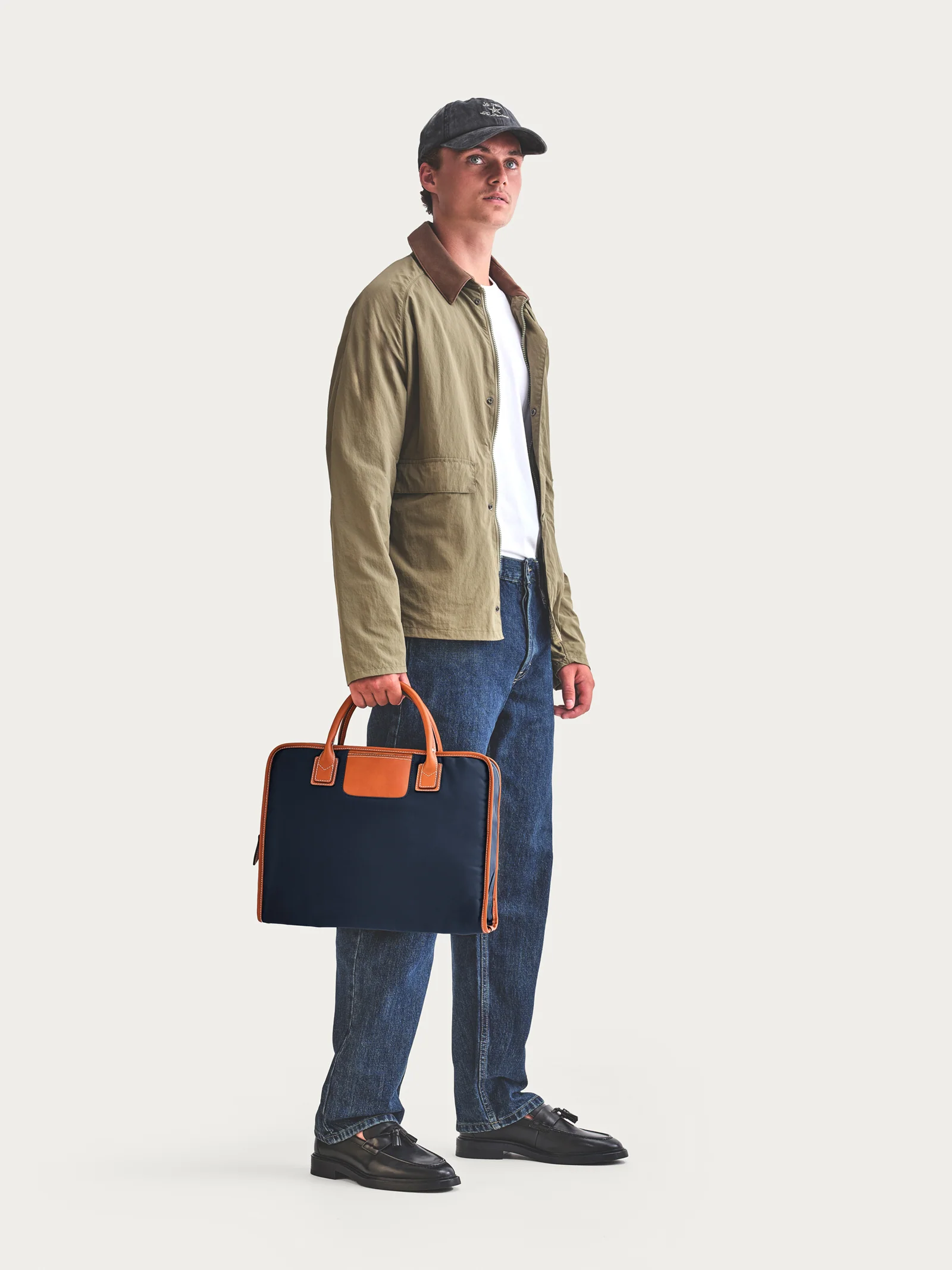The Inside Out - Navy/Cognac - Image 3