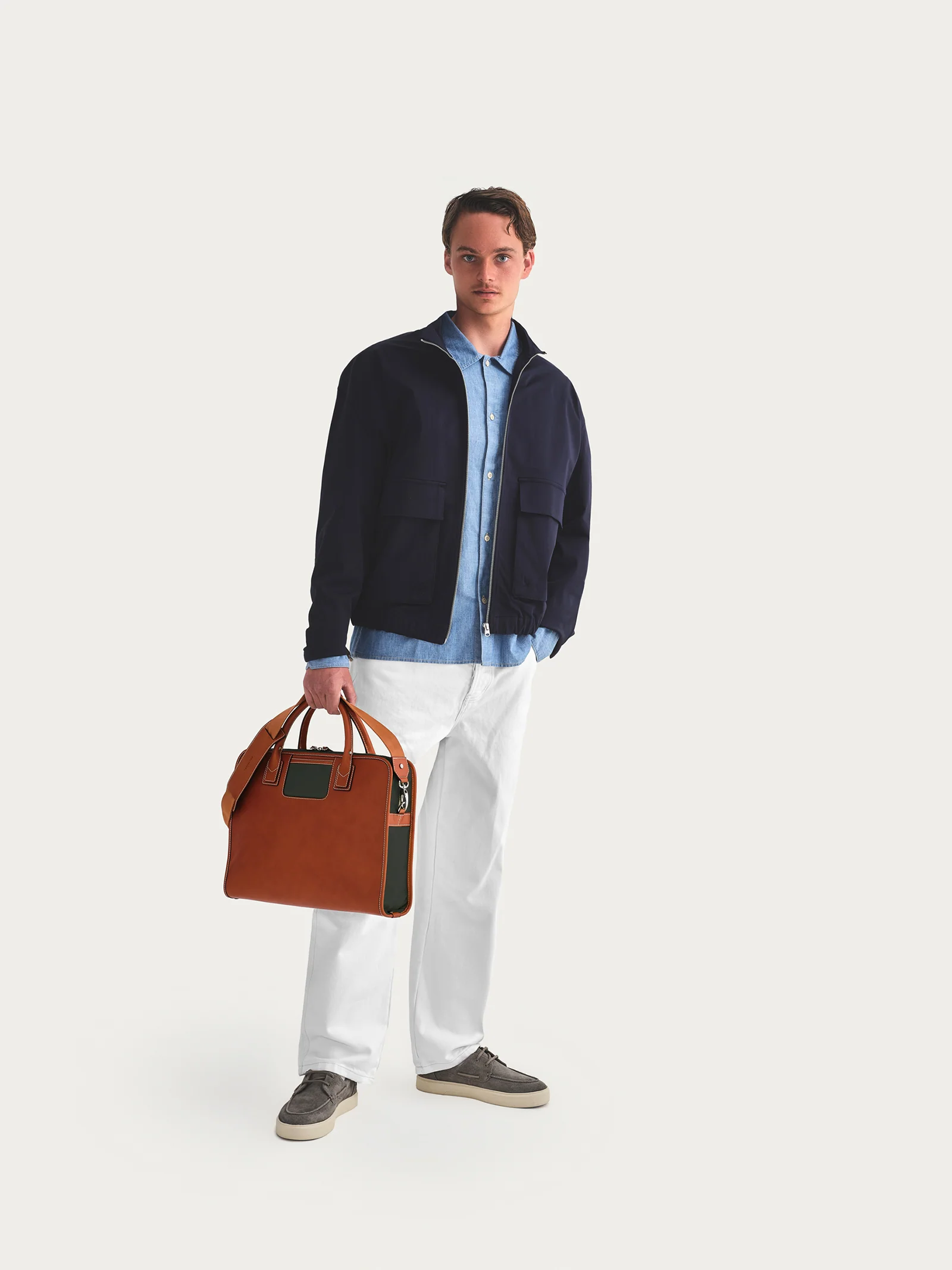 The Messenger - Cognac/Green - Image 3