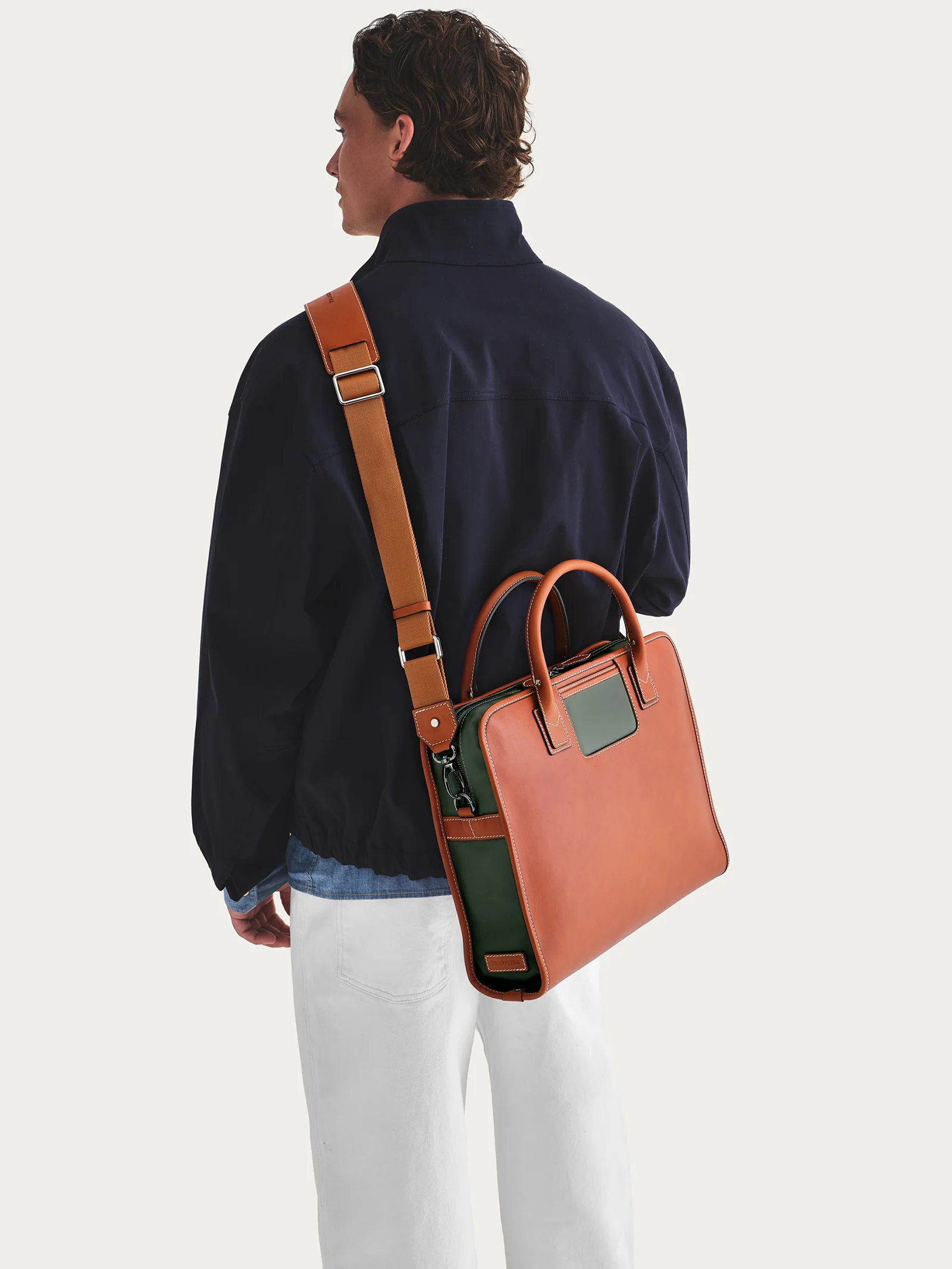 The Messenger - Cognac/Green - Image 4