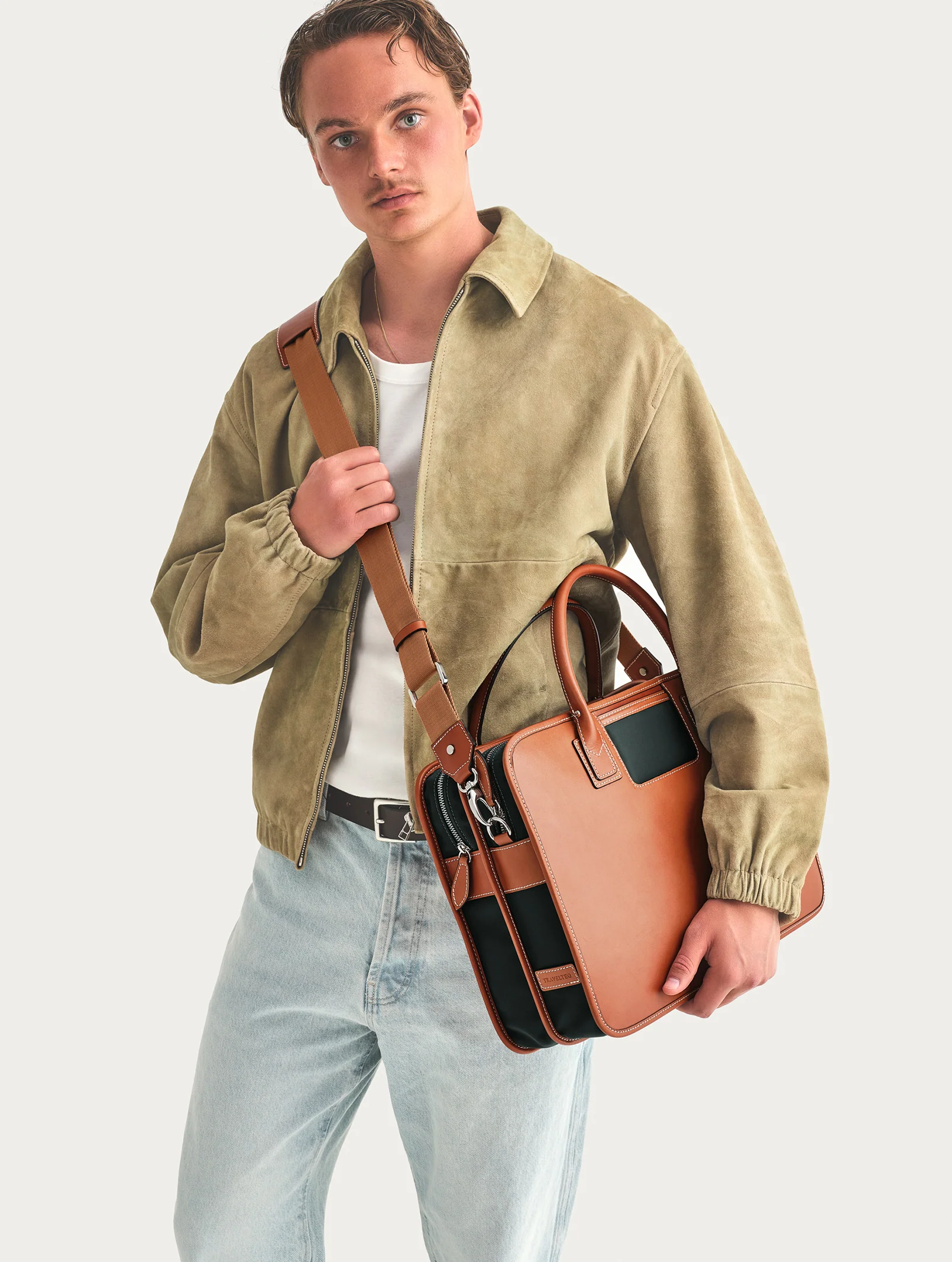 The Overnight - Cognac/Green - Image 4
